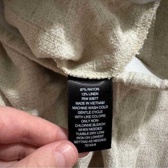 Worthington Natural Beige High Rise Wide Leg Dress Pants Size 10 NEW‎ - Picture 7 of 11